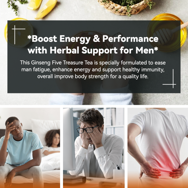 Ginseng Five Treasure – Men Natural Herbal Tea - Image 5