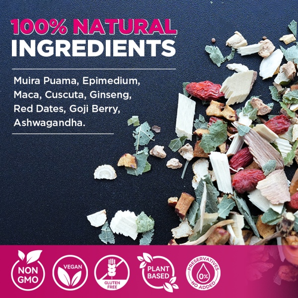 Libido Booster Tea – Herbal Aphrodisiac Blend for Women - Image 3
