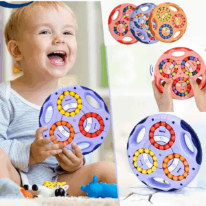 Smart Spinning Puzzle Montessori Toy for Kids, Learn, Play & Focus