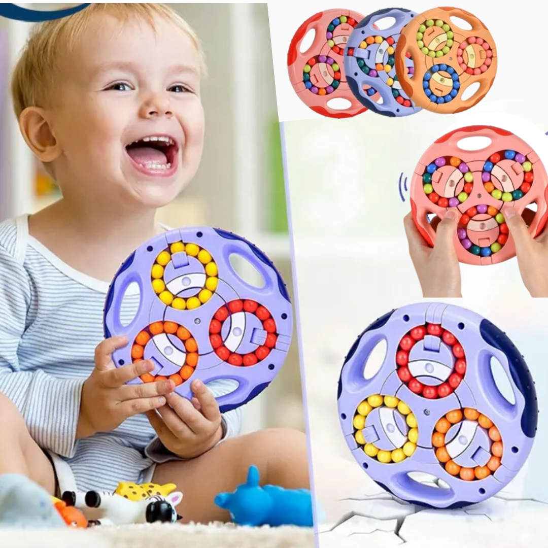 Smart Spinning Puzzle Montessori Toy for Kids, Learn, Play & Focus